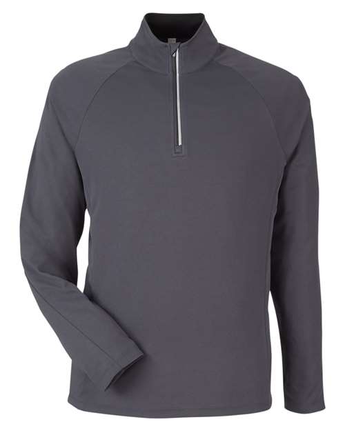 Men's Origin Performance Pique Quarter-Zip Pullover - Carbon/ Black