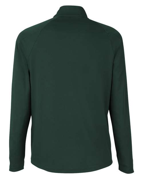 Men's Origin Performance Pique Quarter-Zip Pullover - Forest/ Carbon