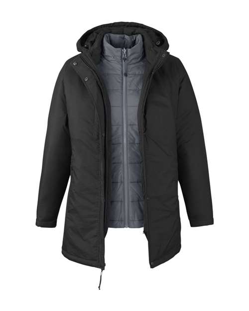 Women's Inspire 3-in-1 Jacket with Insulated Liner - Black/ Carbon