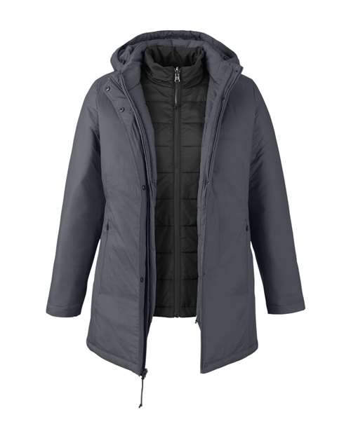 Women's Inspire 3-in-1 Jacket with Insulated Liner - Carbon/ Black