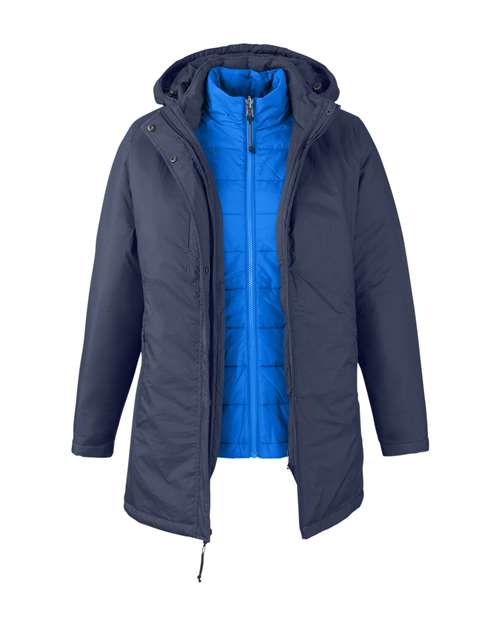 Women's Inspire 3-in-1 Jacket with Insulated Liner - Classic Navy/ True Royal