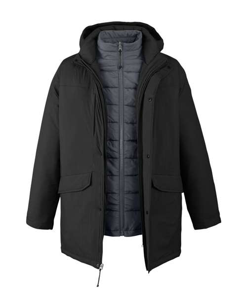 Men's Inspire 3-in-1 Jacket with Insulated Liner - Black/ Carbon