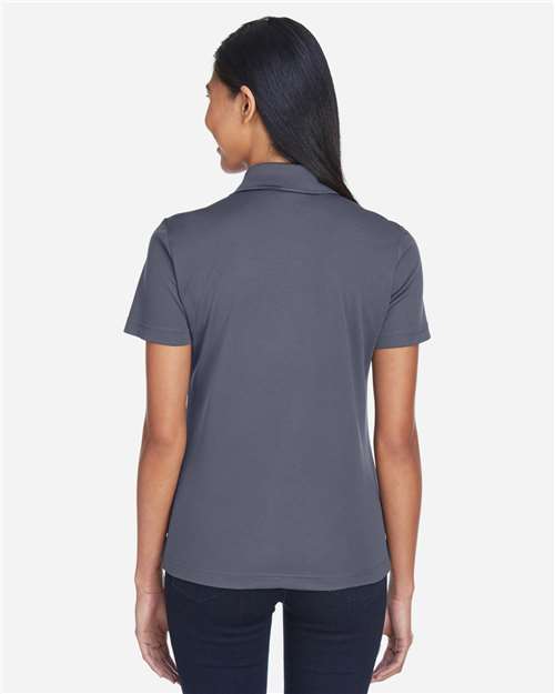 Women's Balance Colorblock Performance Piqué Polo - Black/ Carbon