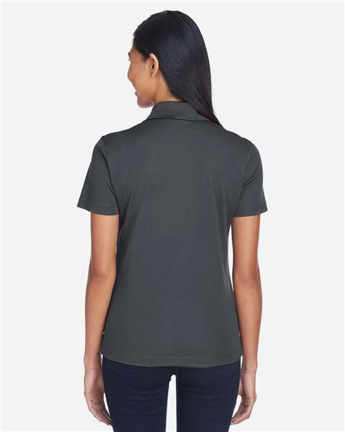 Women's Balance Colorblock Performance Piqué Polo - Classic Red/ Carbon