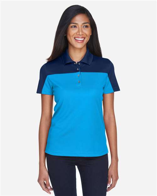 Women's Balance Colorblock Performance Piqué Polo - Electric Blue/ Classic Navy