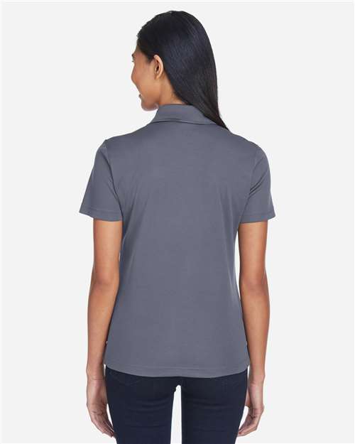 Women's Balance Colorblock Performance Piqué Polo - True Royal/ Carbon