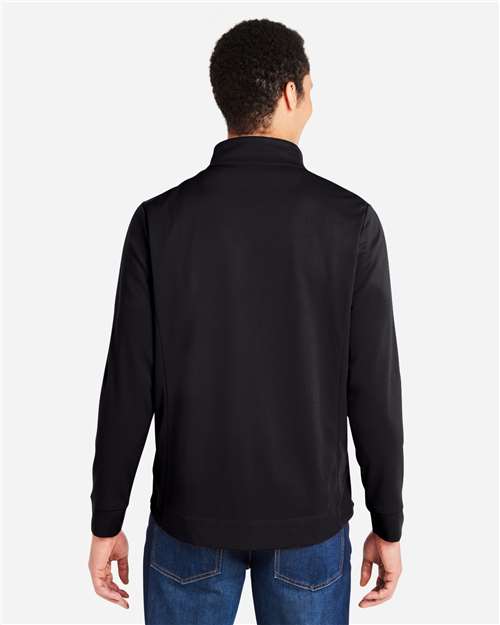 Men's Market Snag Protect Mesh Colorblock Quarter-Zip Pullover - Black/ Carbon