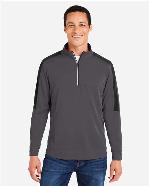 Men's Market Snag Protect Mesh Colorblock Quarter-Zip Pullover - Carbon/ Black