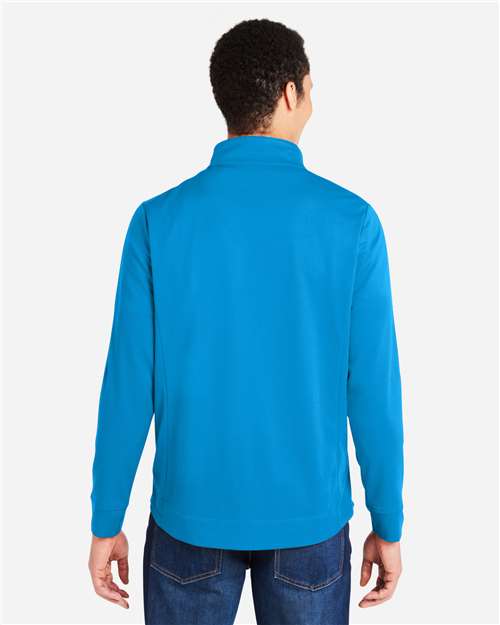 Men's Market Snag Protect Mesh Colorblock Quarter-Zip Pullover - Electric Blue/ Carbon