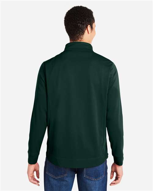 Men's Market Snag Protect Mesh Colorblock Quarter-Zip Pullover - Forest/ Carbon