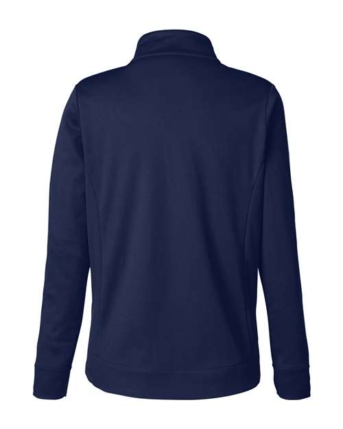 Women's Market Snag Protect Mesh Colorblock Quarter-Zip Pullover - Classic Navy Heather/ Carbon