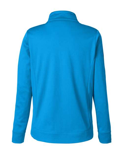Women's Market Snag Protect Mesh Colorblock Quarter-Zip Pullover - Electric Blue/ Carbon