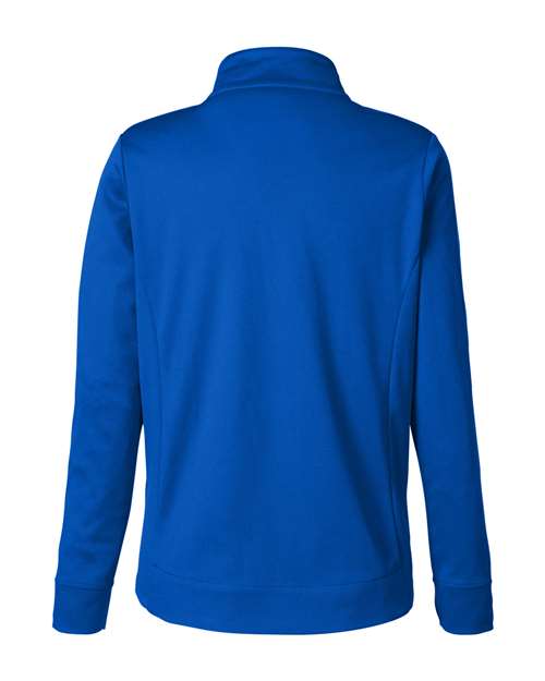 Women's Market Snag Protect Mesh Colorblock Quarter-Zip Pullover - True Royal/ Carbon