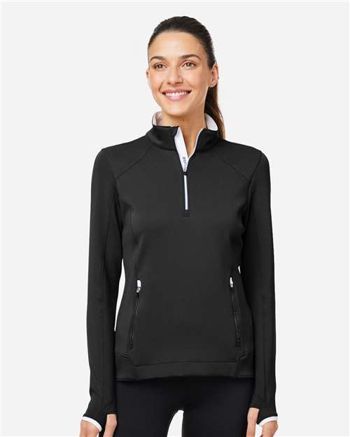 Women's Sofia Quarter-Zip Pullover - Black