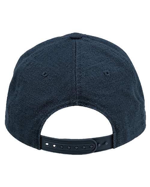 Washed Hemp Unstructured Baseball Cap - Navy