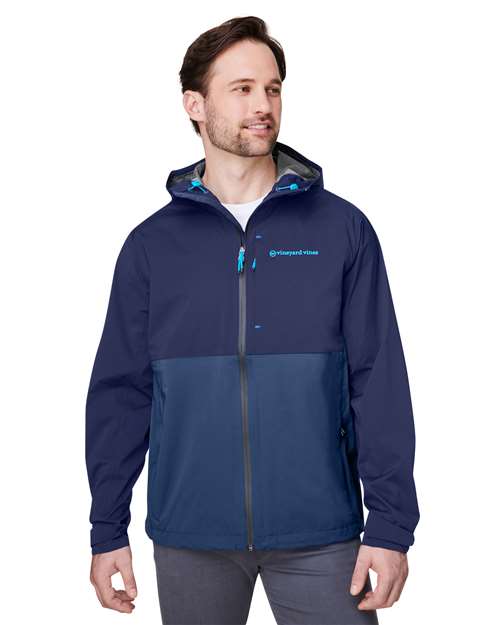 Men's On-The-Go Packable Rain Shell - Blue Blazer