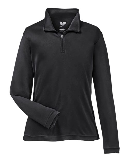 Youth Zone Performance Quarter-Zip Pullover - Black