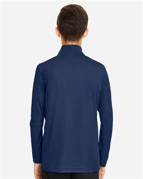 Youth Zone Performance Quarter-Zip Pullover - Sport Dark Navy