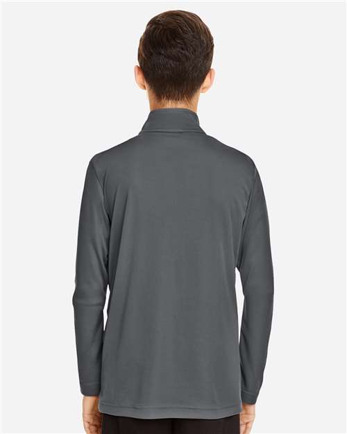 Youth Zone Performance Quarter-Zip Pullover - Sport Graphite