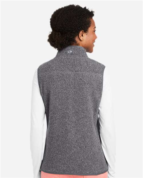 Women's Harbor Fleece Vest - Charcoal Heather