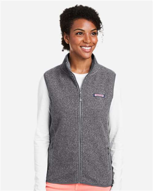 Women's Harbor Fleece Vest - Charcoal Heather