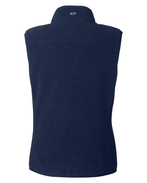 Women's Harbor Fleece Vest - Vineyard Navy