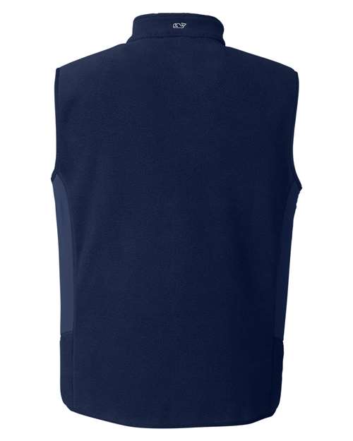 Men's Harbor Fleece Vest - Vineyard Navy