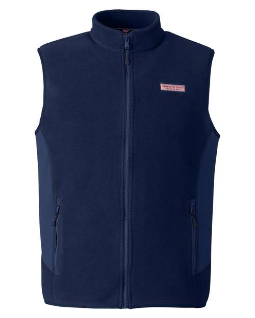 Men's Harbor Fleece Vest - Vineyard Navy
