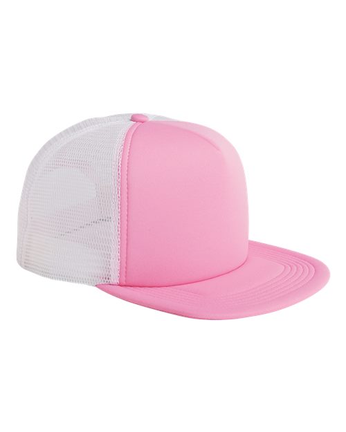 Foam Front Trucker Cap - Pink/ White