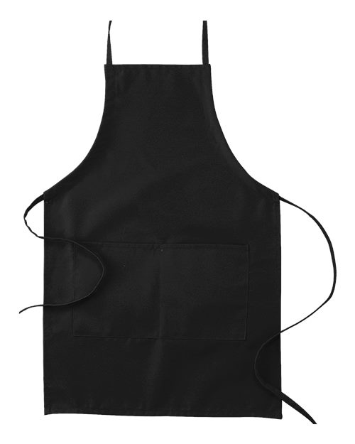 Apron with Pocket - Black