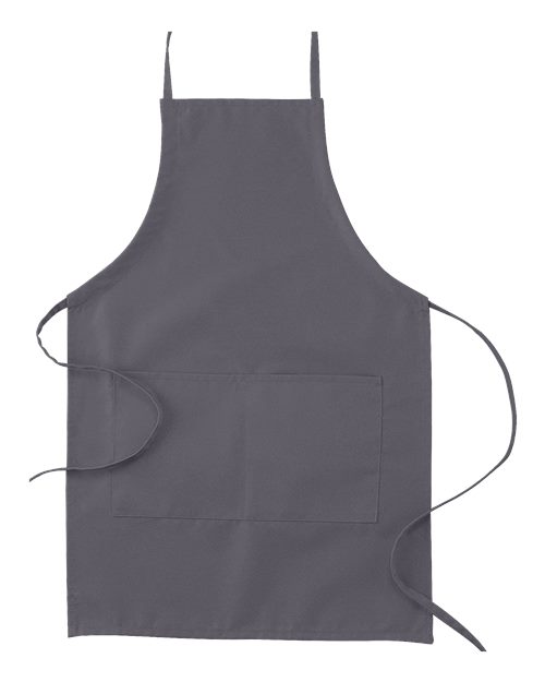 Apron with Pocket - Dark Charcoal