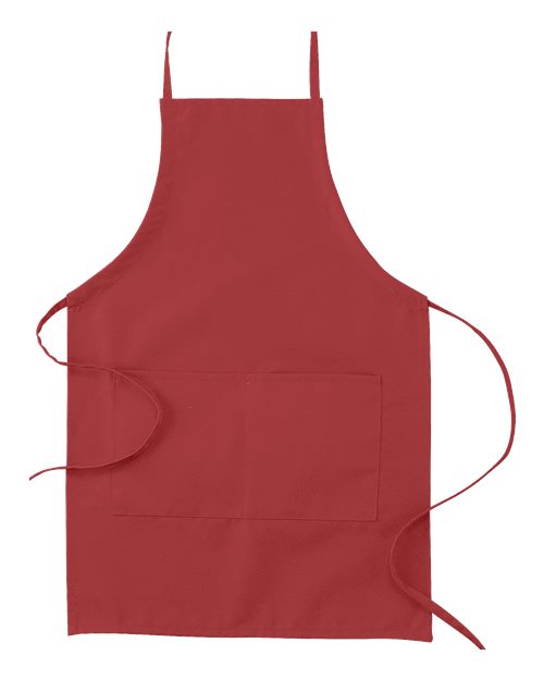 Apron with Pocket - Red
