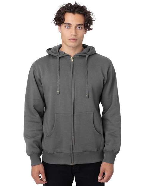 Unisex Heritage Full-Zip Hooded Sweatshirt - Charcoal