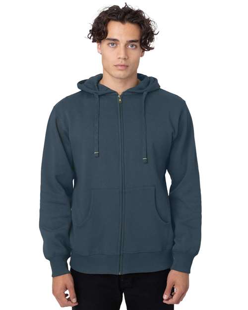 Unisex Heritage Full-Zip Hooded Sweatshirt - Pacific