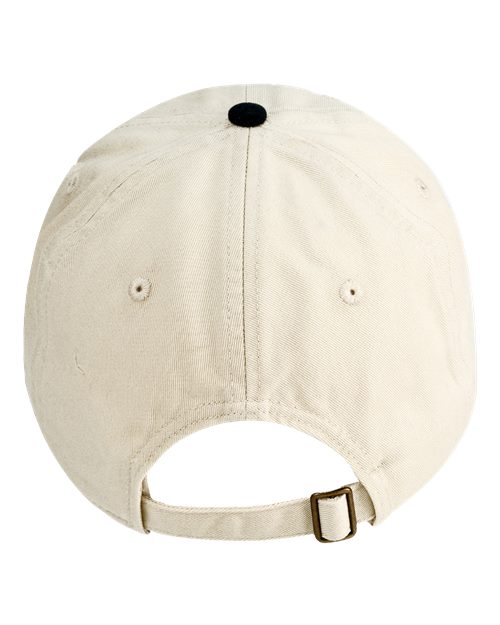 Eco Baseball Cap - Oyster/ Black
