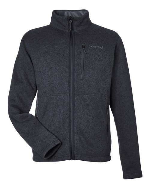 Men's Drop Line Fleece Jacket - Black Heather
