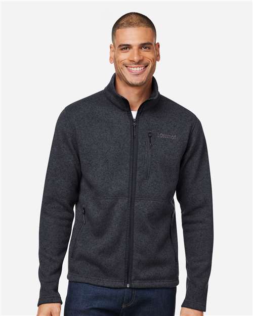 Men's Drop Line Fleece Jacket - Black Heather