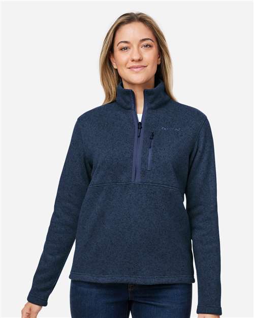 Women's Drop Line Half-Zip Jacket - Arctic Navy Heather