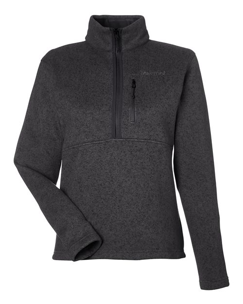 Women's Drop Line Half-Zip Jacket - Black Heather