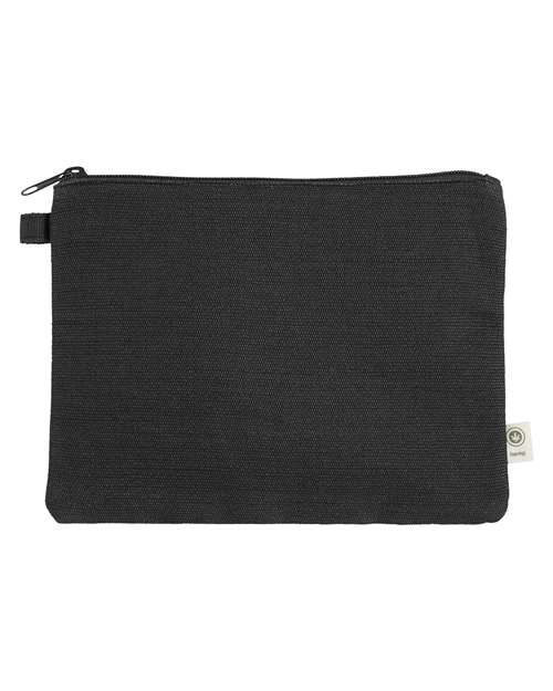 Hemp Pouch - Black/ Black