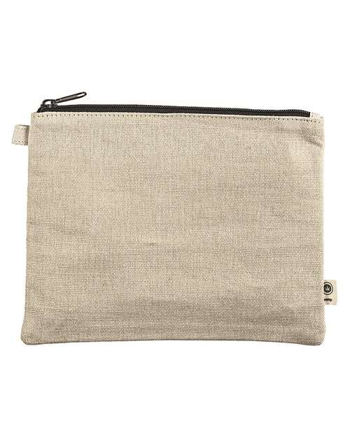 Hemp Pouch - Natural/ Black