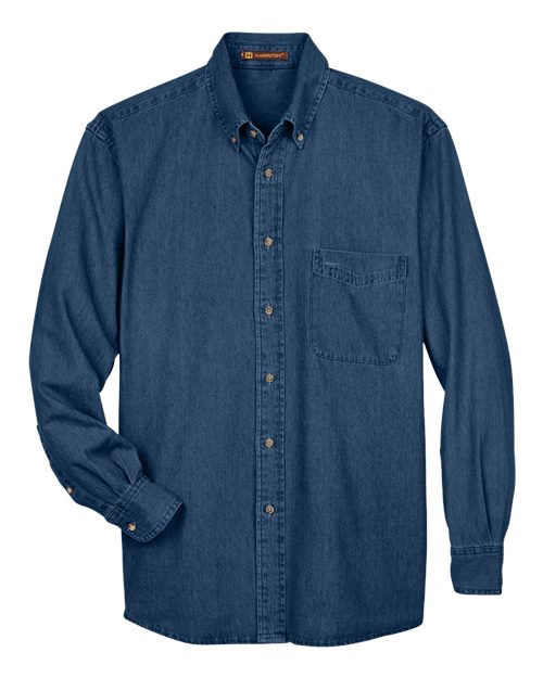 Men's Tall Denim Shirt - Dark Denim