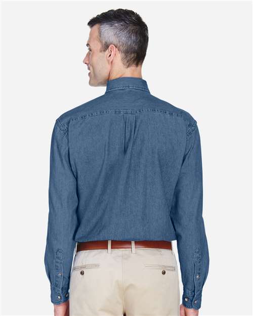 Men's Tall Denim Shirt - Light Denim