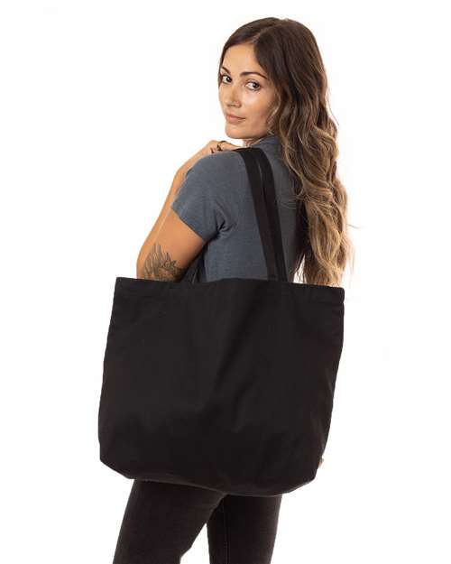 Large Twill Tote - Black