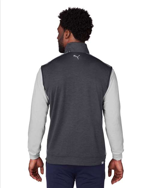 Men's T7 Cloudspun Vest - Puma Black Heather/ Quiet Shade