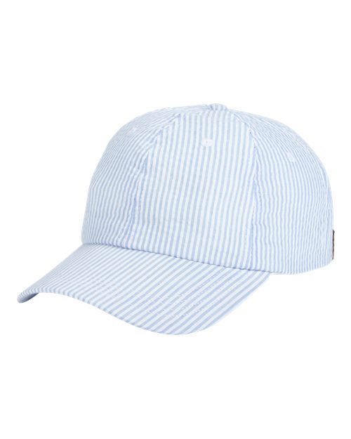 Summer Prep Cap - Seersucker