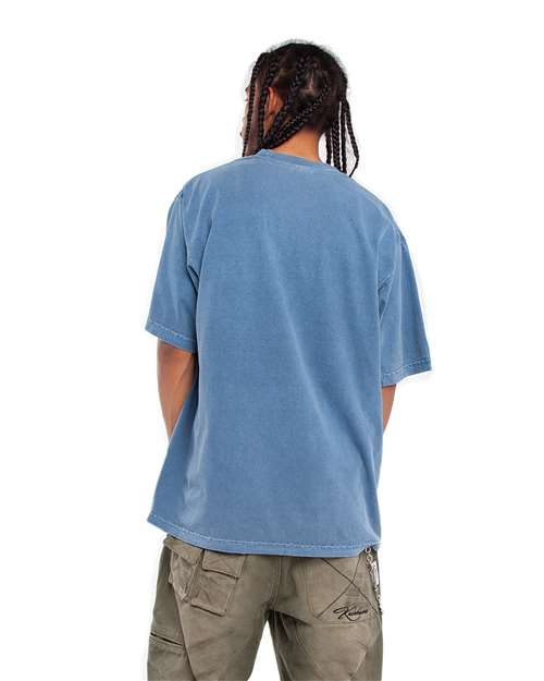 Unisex Max Heavyweight Garment-Dyed T-Shirt - Washed Denim