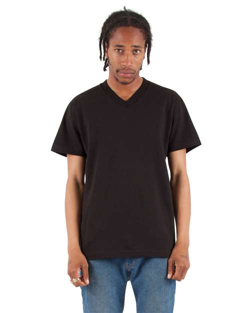 Unisex V-Neck T-Shirt - Black