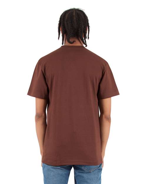 Unisex V-Neck T-Shirt - Brown