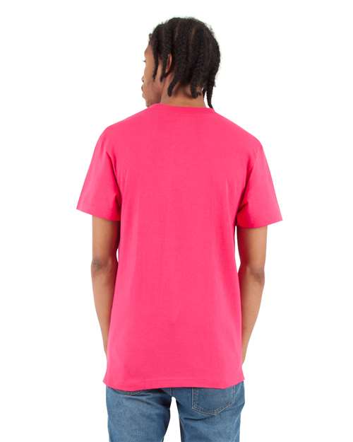 Unisex V-Neck T-Shirt - Hot Pink